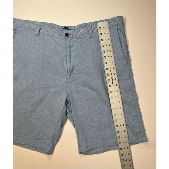 Tommy Bahama Beach Coast Linen Blend Flat Front 10 Inch Shorts Men's Size 40 EUC - Picture 6 of 11